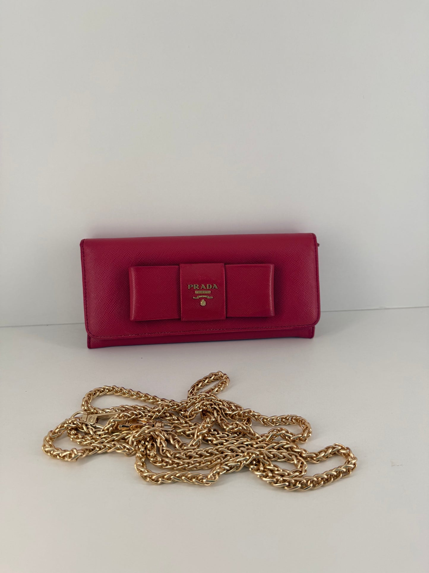 Prada Milano Pink Long Wallet