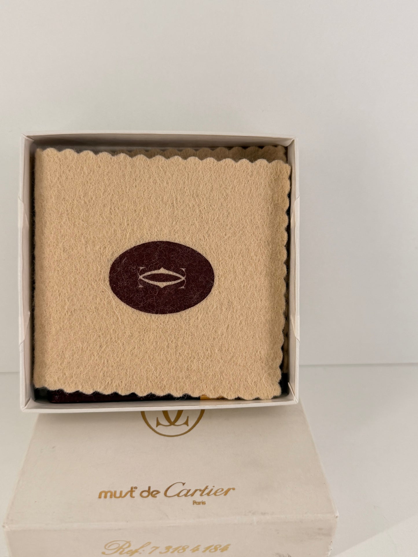 Authentic Cartier Burgundy Coin Purse