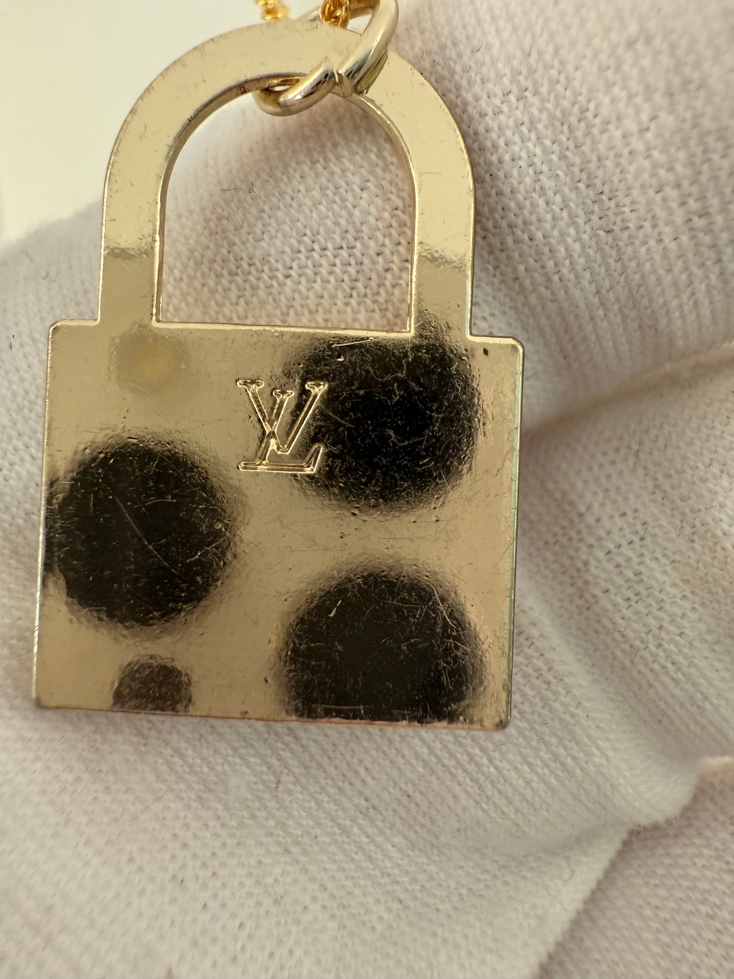 Authentic LV Charm Upcycled Necklace