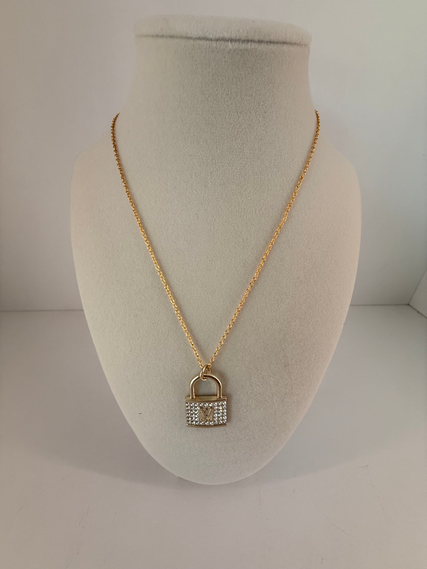 Authentic LV Charm Upcycled Necklace