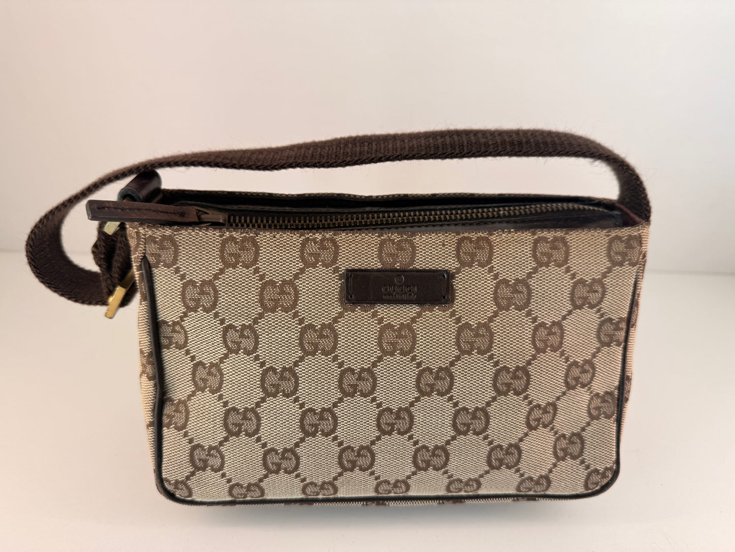 Gucci Canvas GG Handbag, Pochette