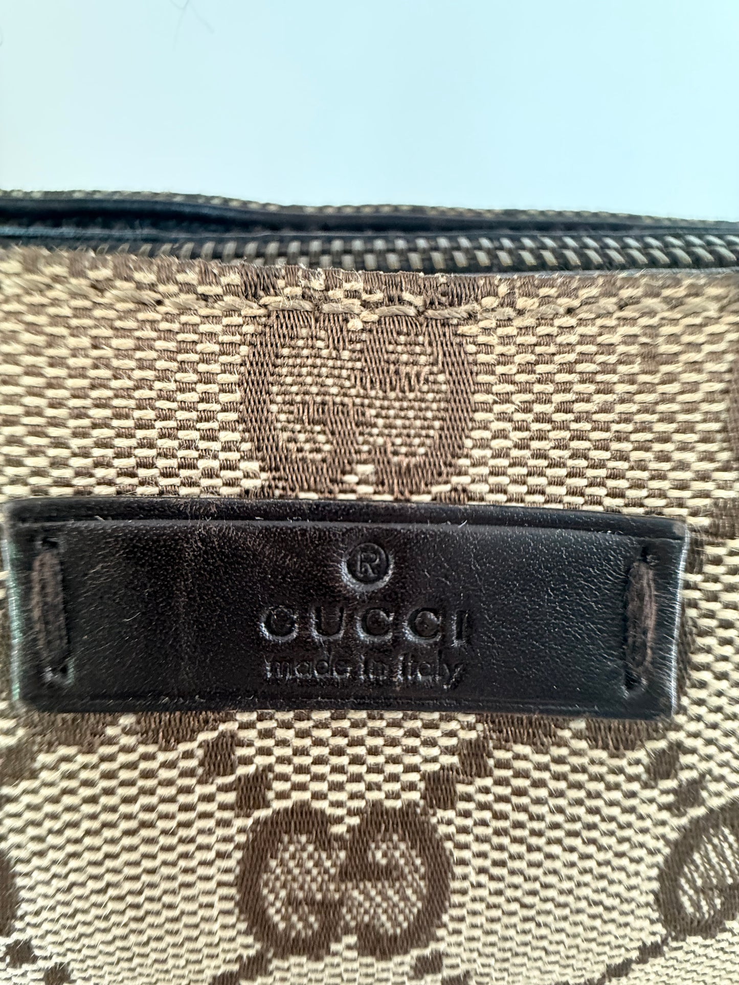Gucci Canvas GG Handbag, Pochette