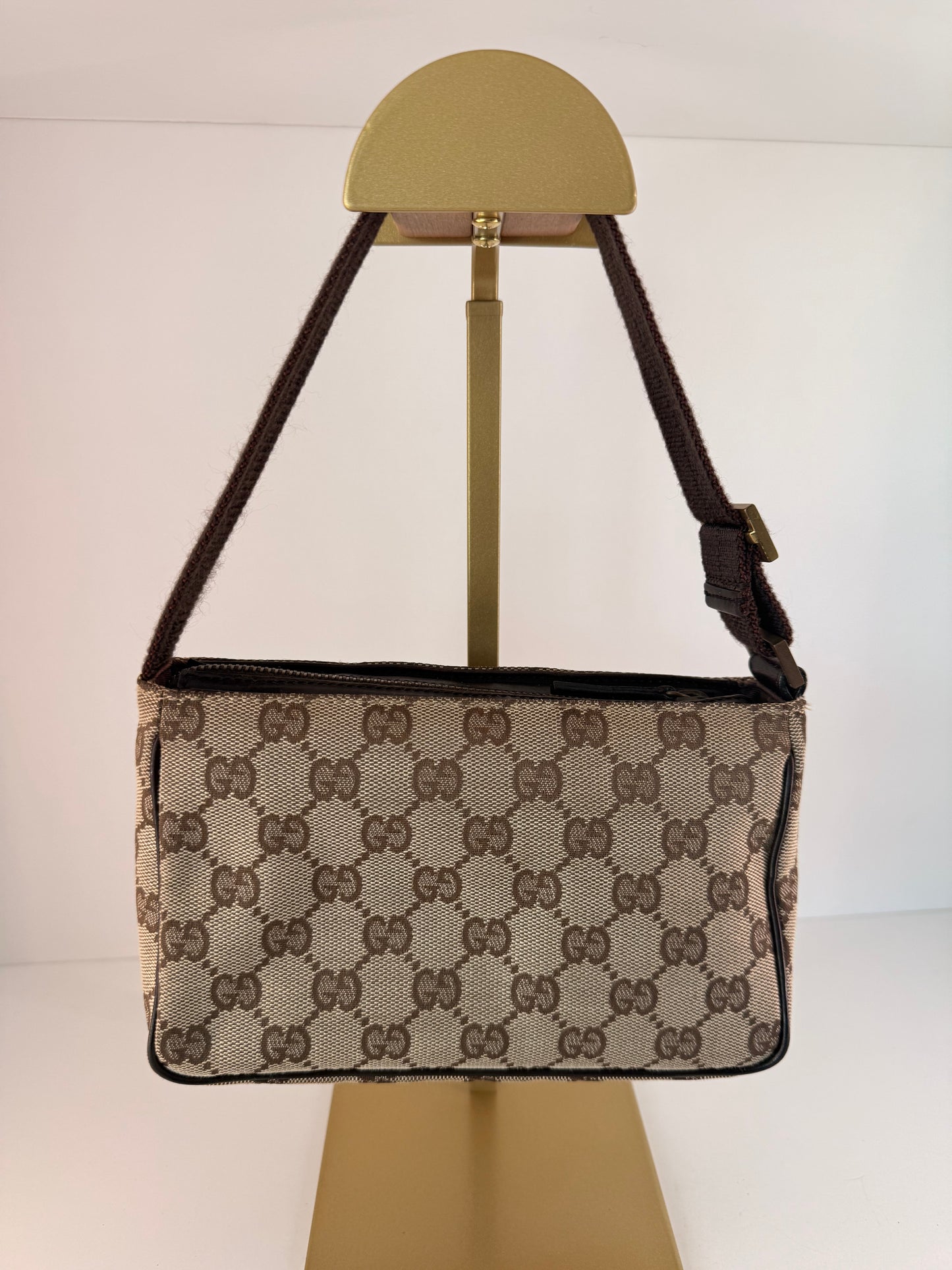 Gucci Canvas GG Handbag, Pochette