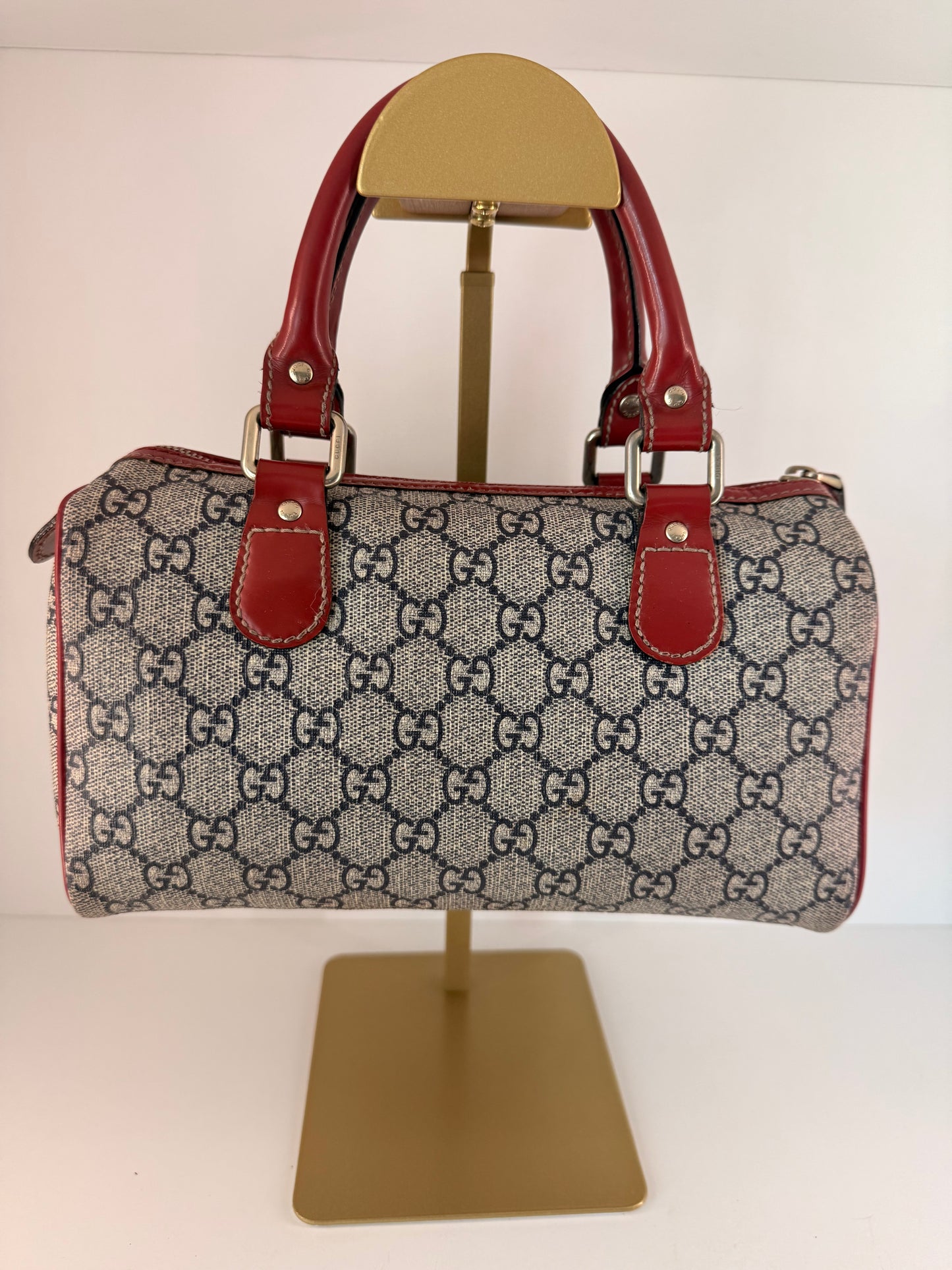 Authentic “Limited Edition” Gucci Red Tattoo Boston Bag