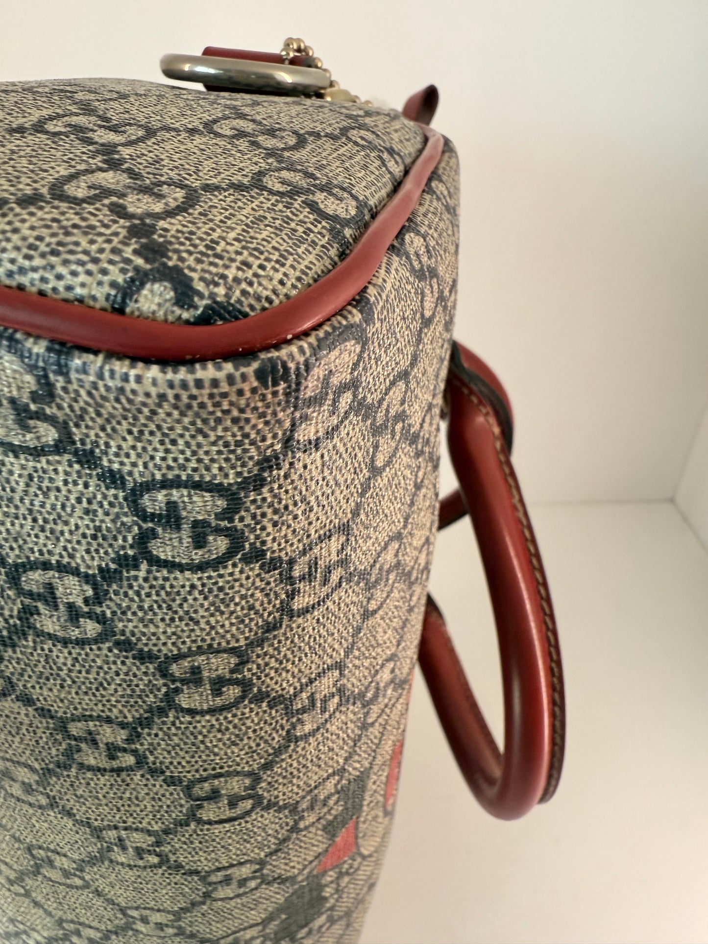 Authentic “Limited Edition” Gucci Red Tattoo Boston Bag