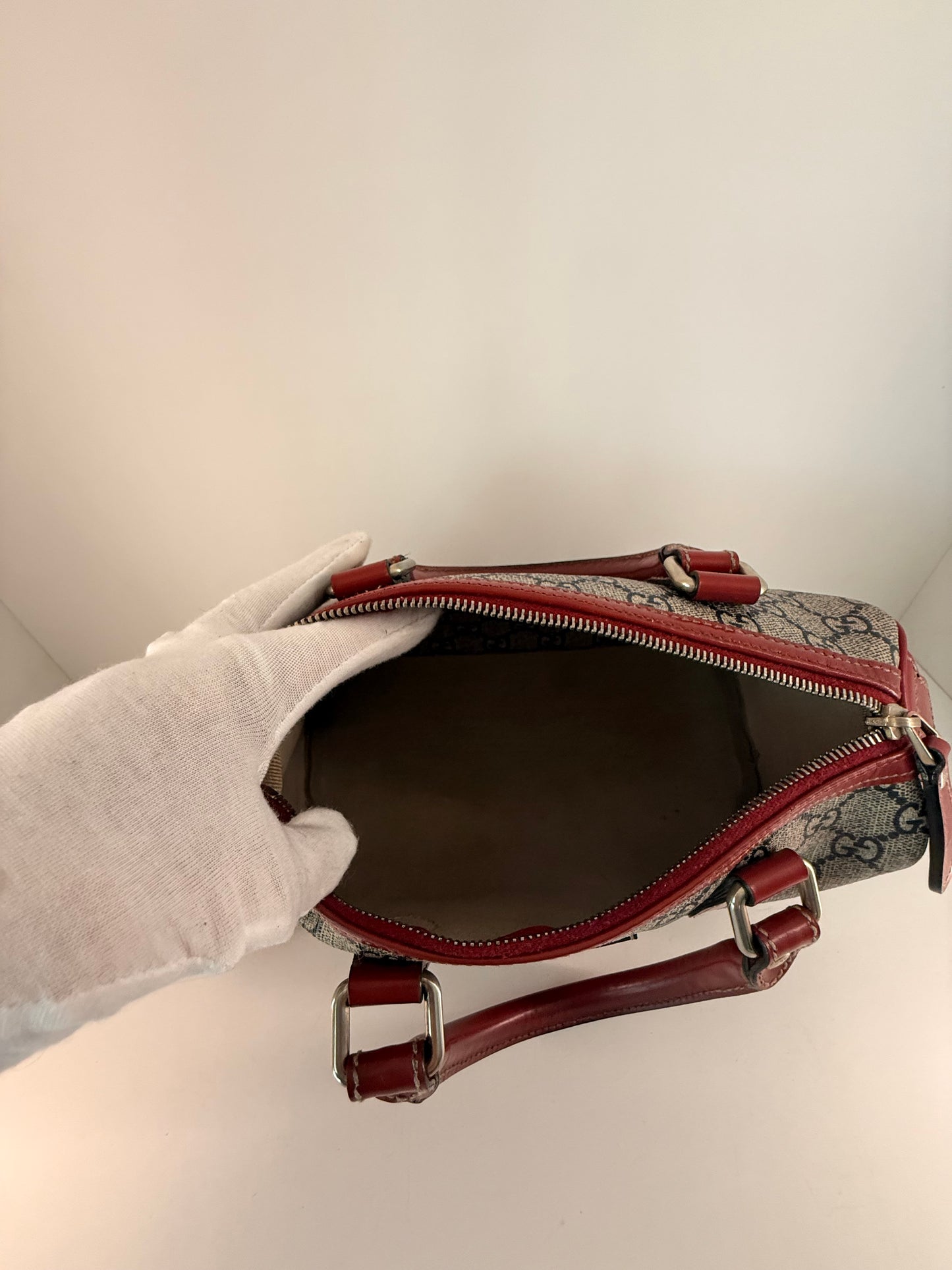 Authentic “Limited Edition” Gucci Red Tattoo Boston Bag