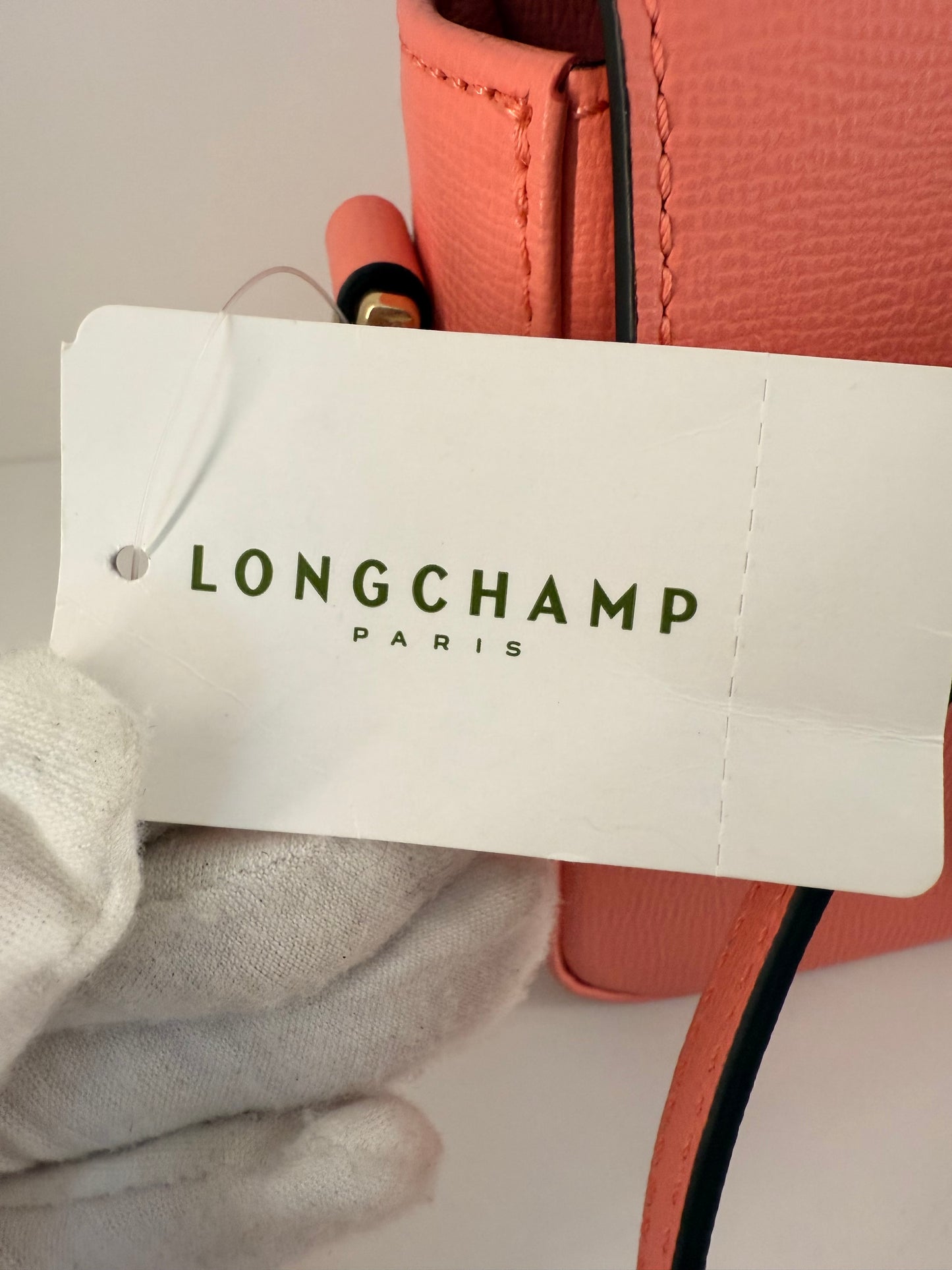 NWT Longchamp Mini Pink Leather Crossbody Brand New