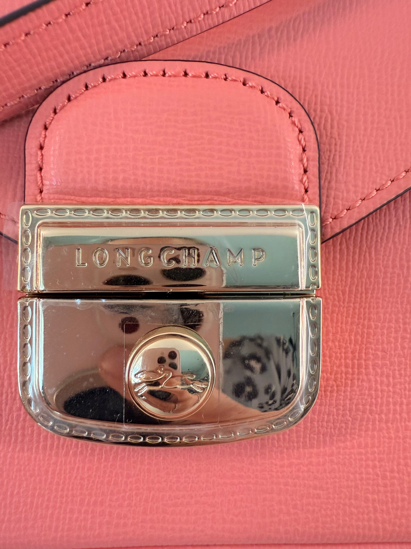 NWT Longchamp Mini Pink Leather Crossbody Brand New