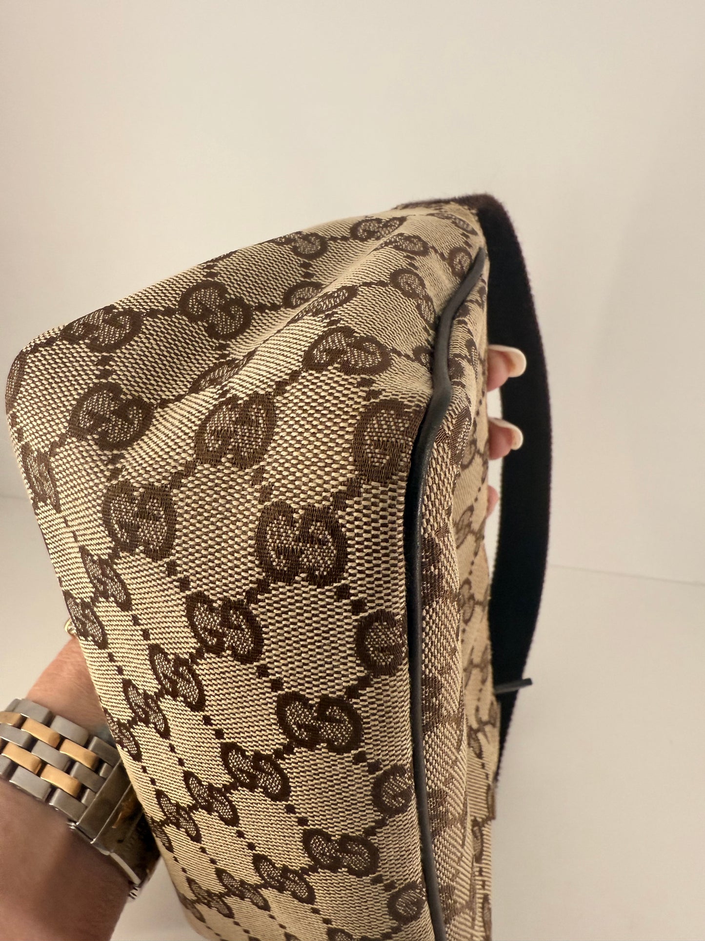 Gucci Canvas GG Handbag, Pochette