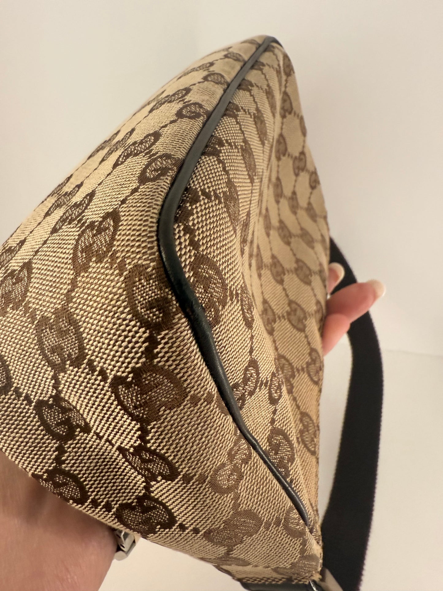 Gucci Canvas GG Handbag, Pochette