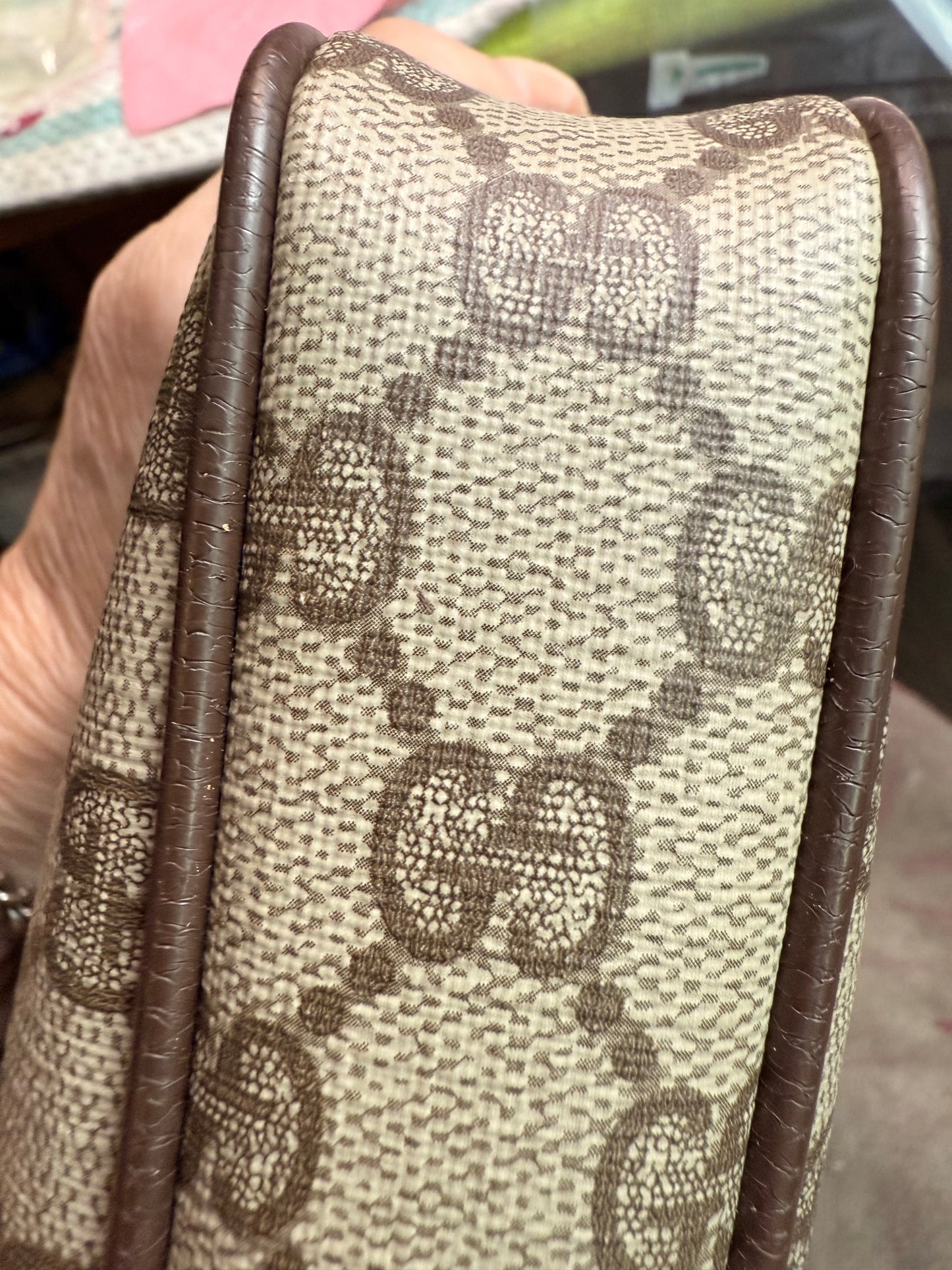 Gucci Canvas GG Handbag, Pochette