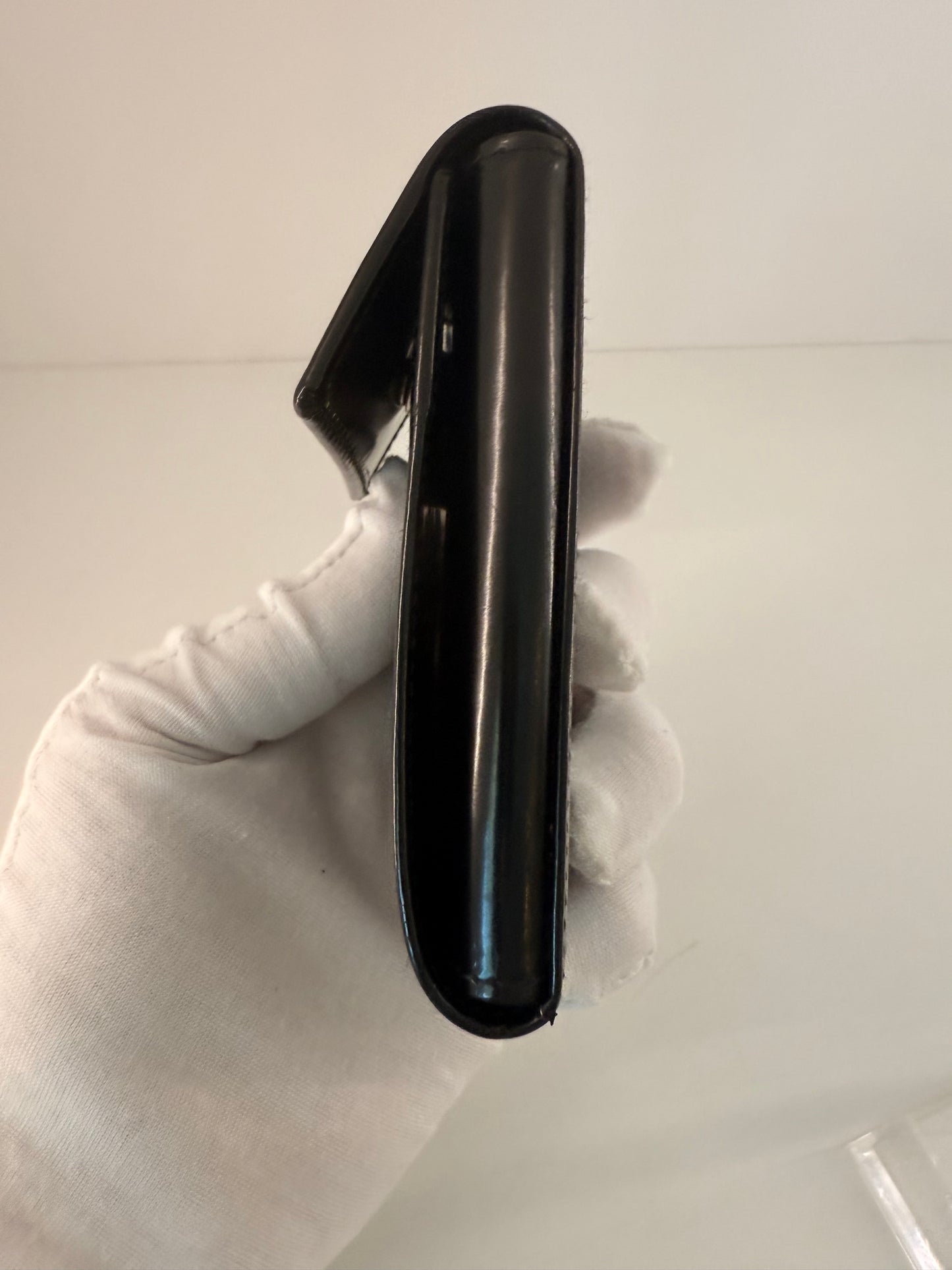 Rare Gucci Black Patent Leather 6 Key Case Unisex