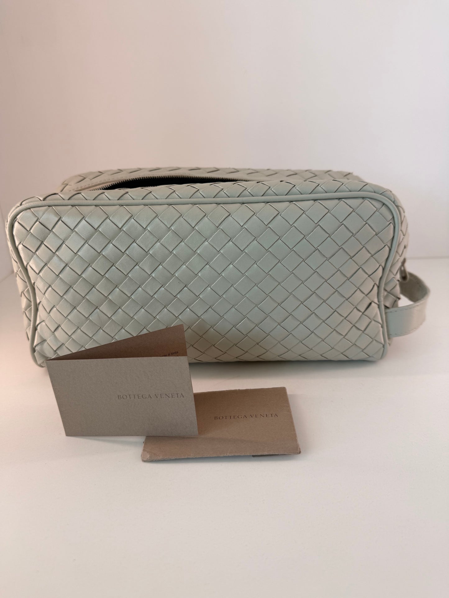 Bottega Veneta Leather DOB Kit/Makeup Bag