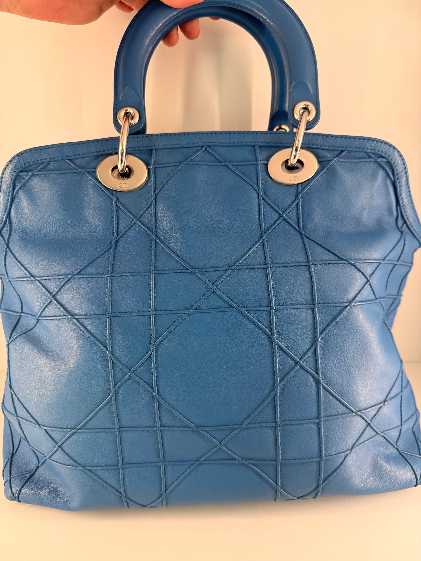 Stunning Authentic Christian Dior Granville Tote Bag w/ Crossbody Strap - Like New