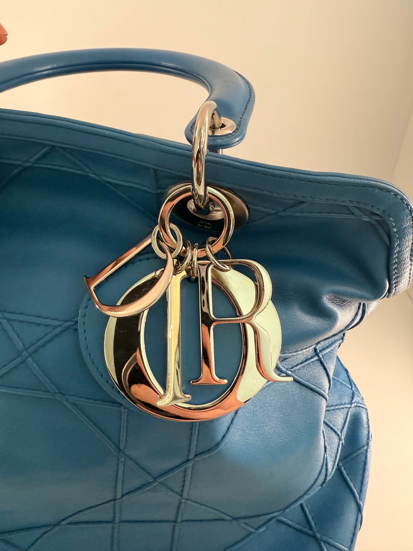 Stunning Authentic Christian Dior Granville Tote Bag w/ Crossbody Strap - Like New