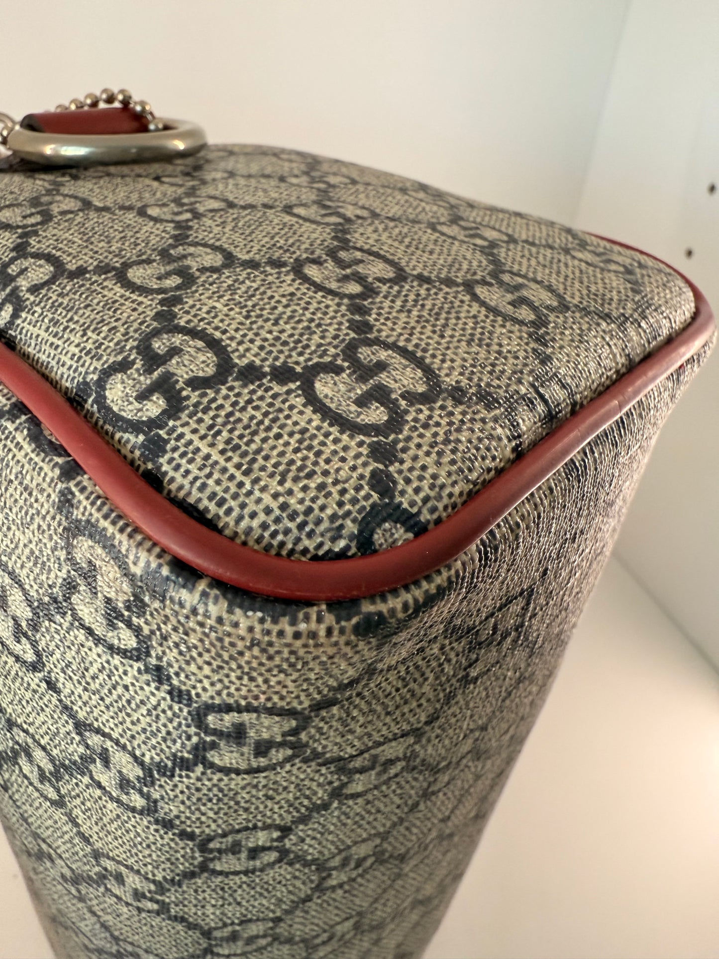 Authentic “Limited Edition” Gucci Red Tattoo Boston Bag