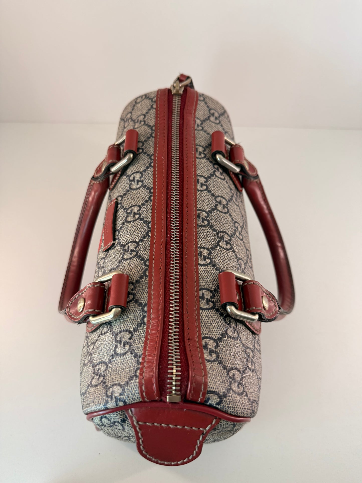 Authentic “Limited Edition” Gucci Red Tattoo Boston Bag