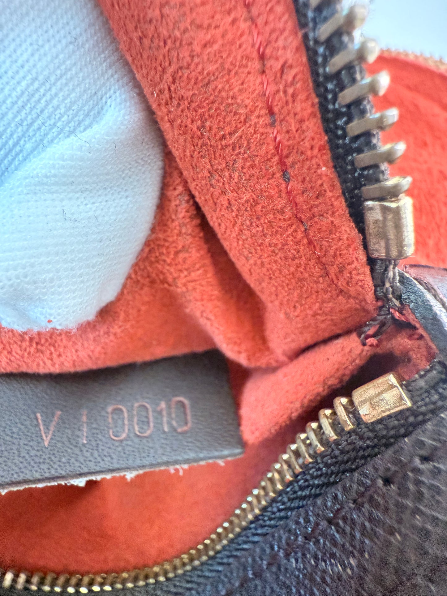 LV Damier Eben Brera Top Handle Bag w/ Gold Hardware