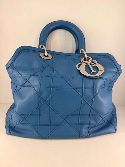 Stunning Authentic Christian Dior Granville Tote Bag w/ Crossbody Strap - Like New