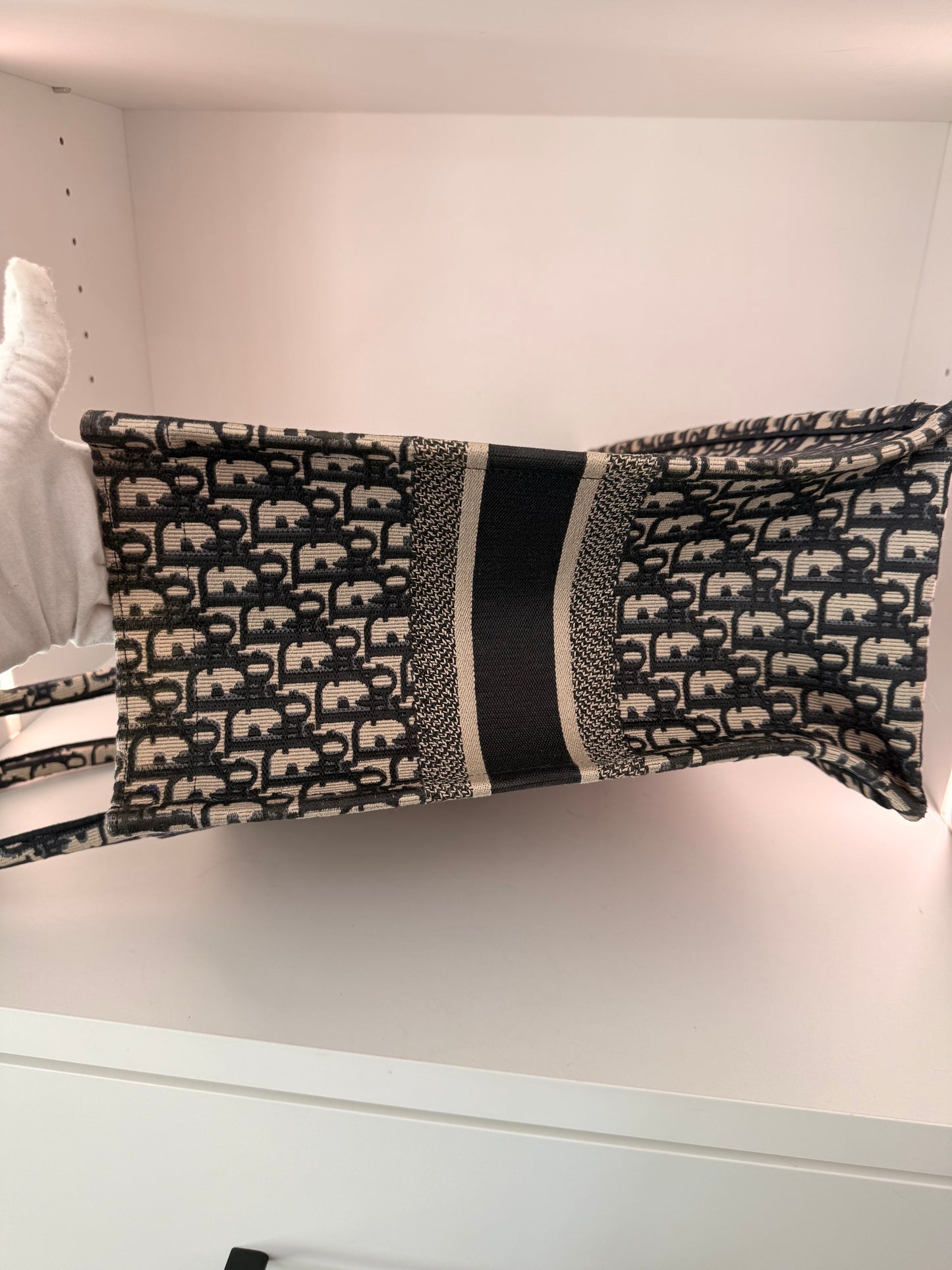 Christian Dior Large Blue Book Bag