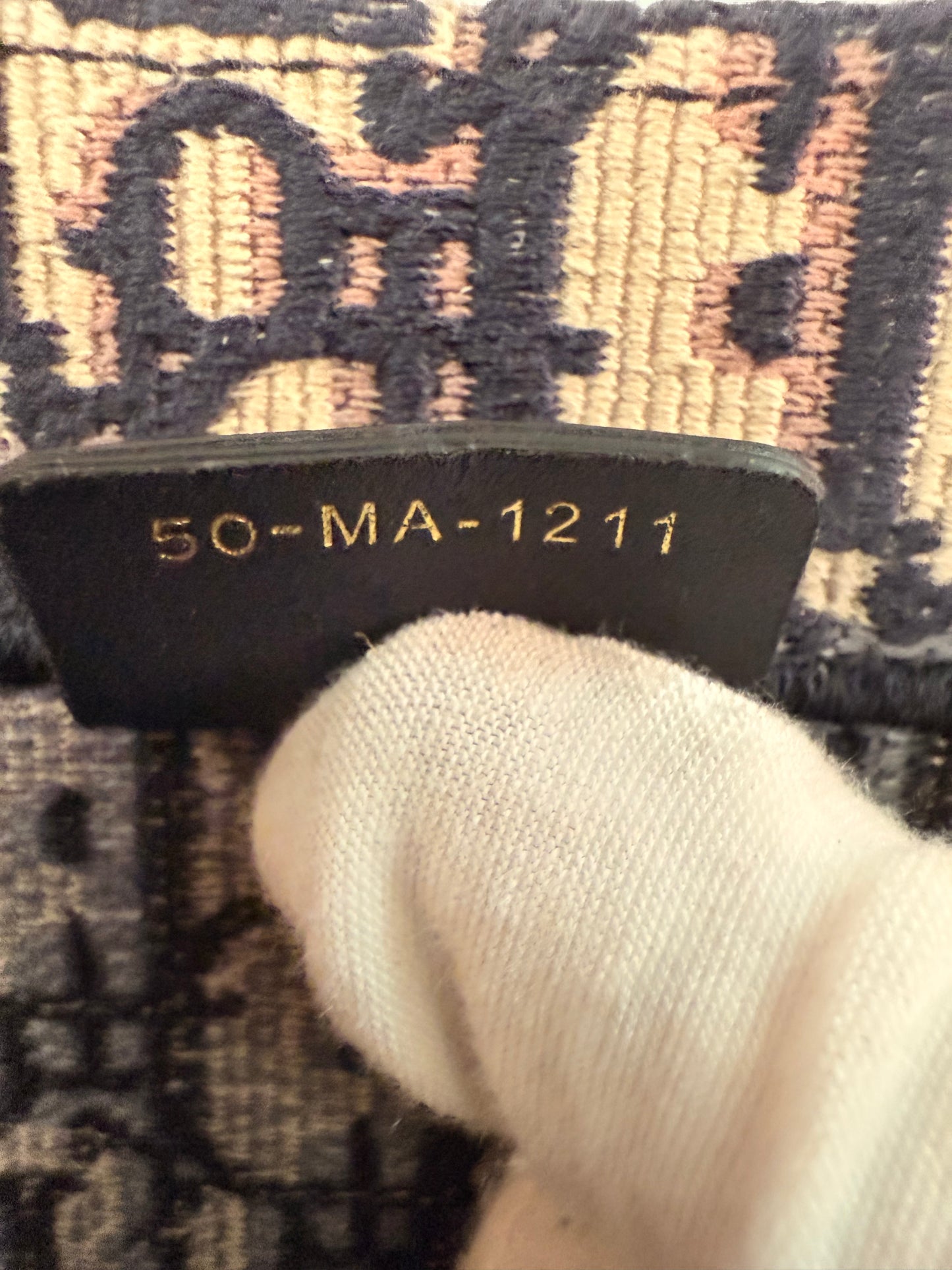 Christian Dior Large Blue Book Bag